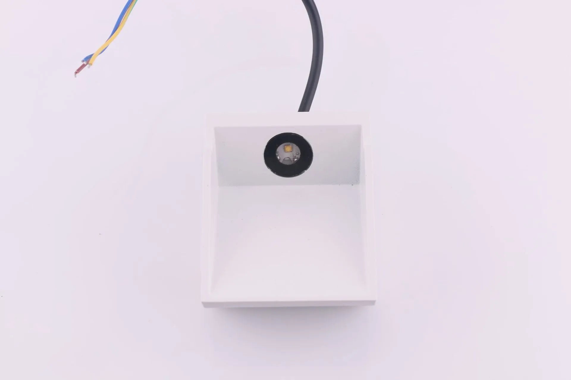 Frameless waterproof magnetic intelligent induction wall lamp in rectangular style with aluminium alloy shell