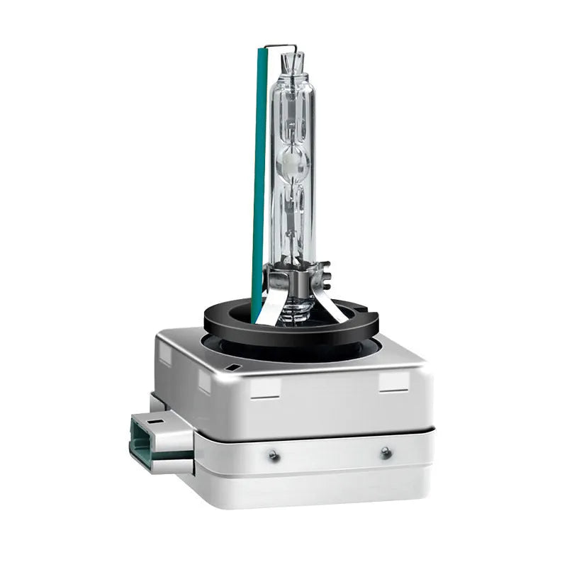 Xenon automotive headlight bulb with aluminium alloy housing and quartz tube lamp