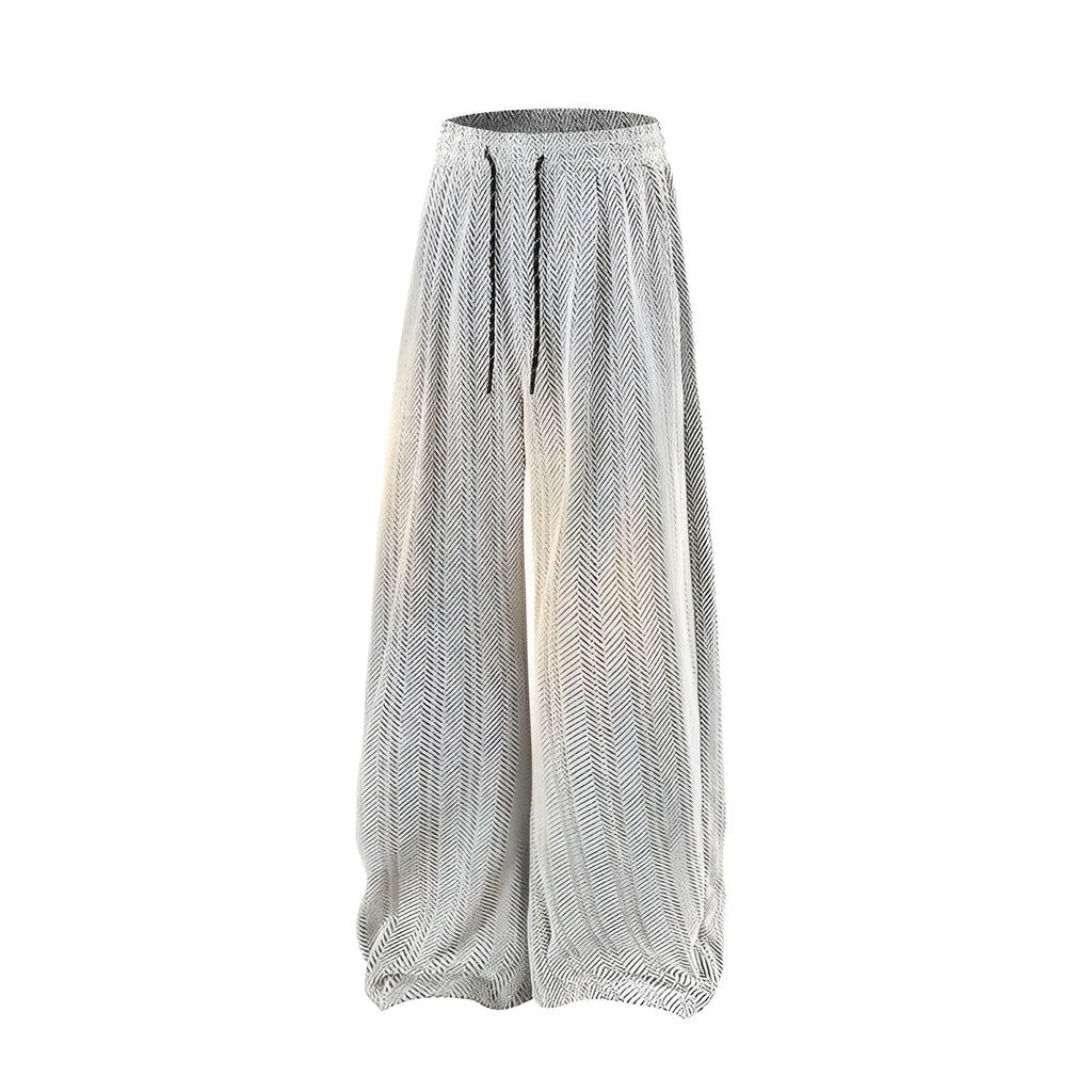 Straight-leg fleece-lined trousers with elastic waistband in black, dark grey and light grey colour options