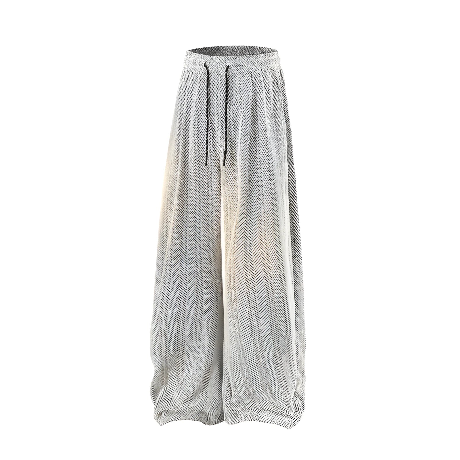 Straight-leg fleece-lined trousers with elastic waistband in black, dark grey and light grey colour options