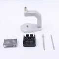 Silver tool steel press strap removal tool for watches, jewellery, glasses and electronics