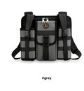Men's waterproof Oxford cloth messenger bag in army green colour for outdoor sports