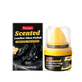 50ml fragrance leather shoe polish bottle with mineral oil, isododecane and carboxymethyl cellulose for leather shoes and boots