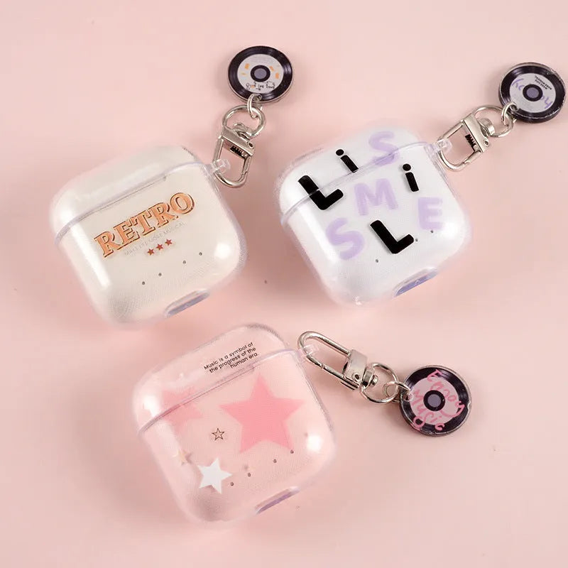 TWS-103 binaural in-ear earphones in white, pink, and purple with PC ABS build