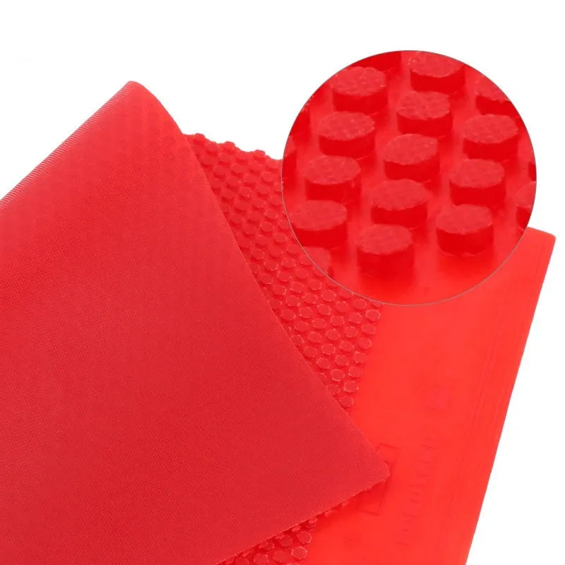 Table tennis small particle rubber sheet for racket replacement in black or red colour