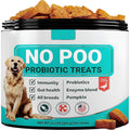 Pet dog probiotic chewable tablets, 180 pieces, pumpkin flavour, packed in a white bottle