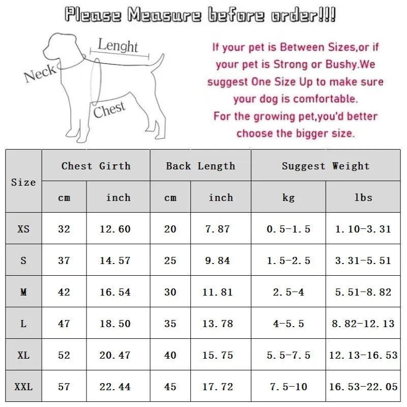 Warm thick Maillard four-legged cotton pet coat for small dogs and cats in green