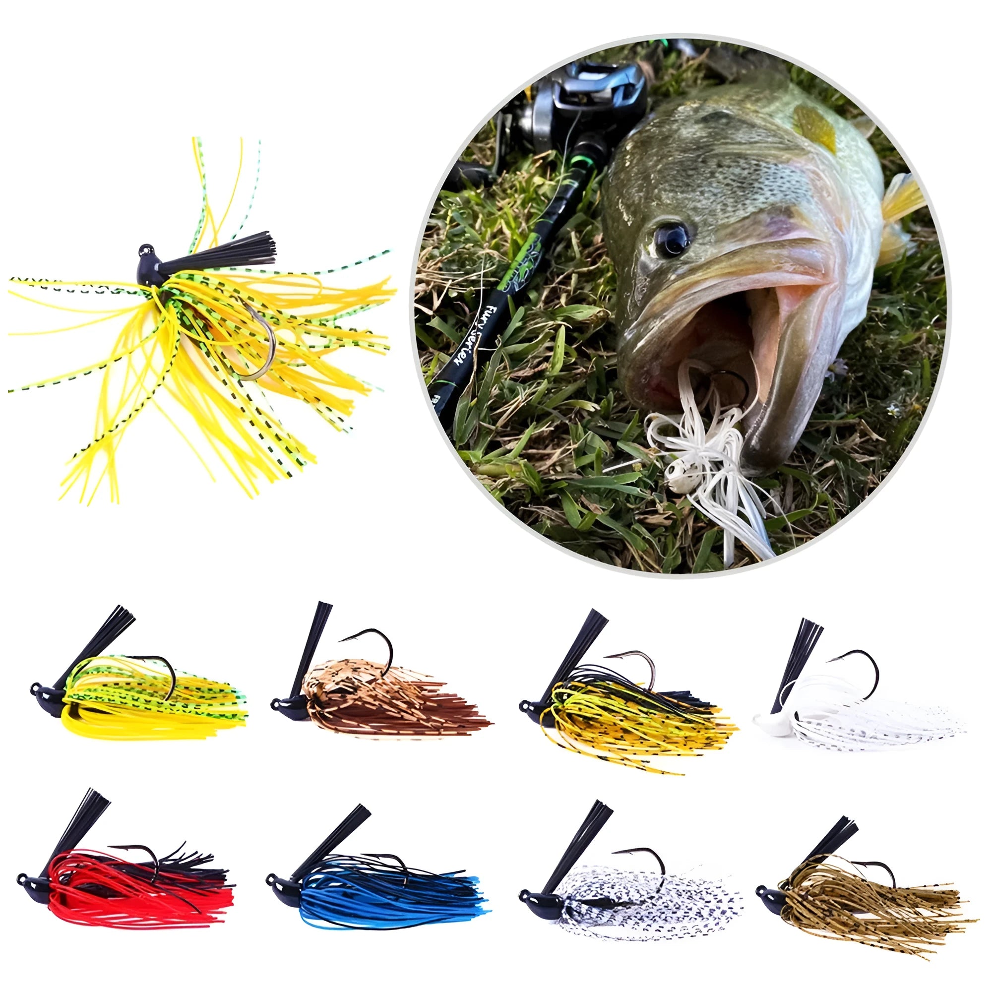 Jig hook anti-hook bottom beard fishhook lure 10g weighted fishing bait