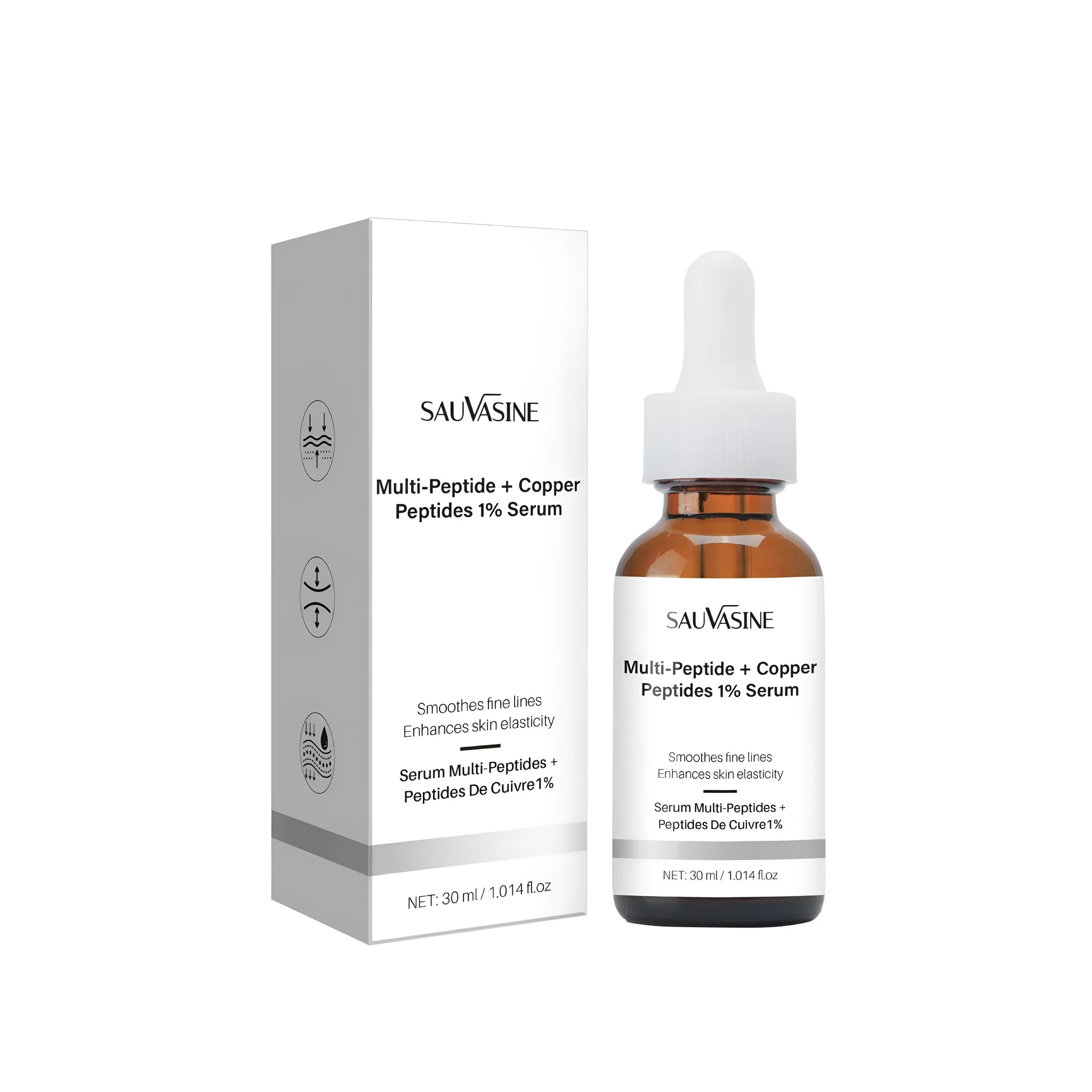 30ml bottle of moisturising facial oil for anti-wrinkle care with 3-year shelf life