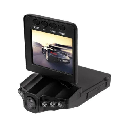 H198 HD car DVR with aircraft nose design and 2.4-inch screen