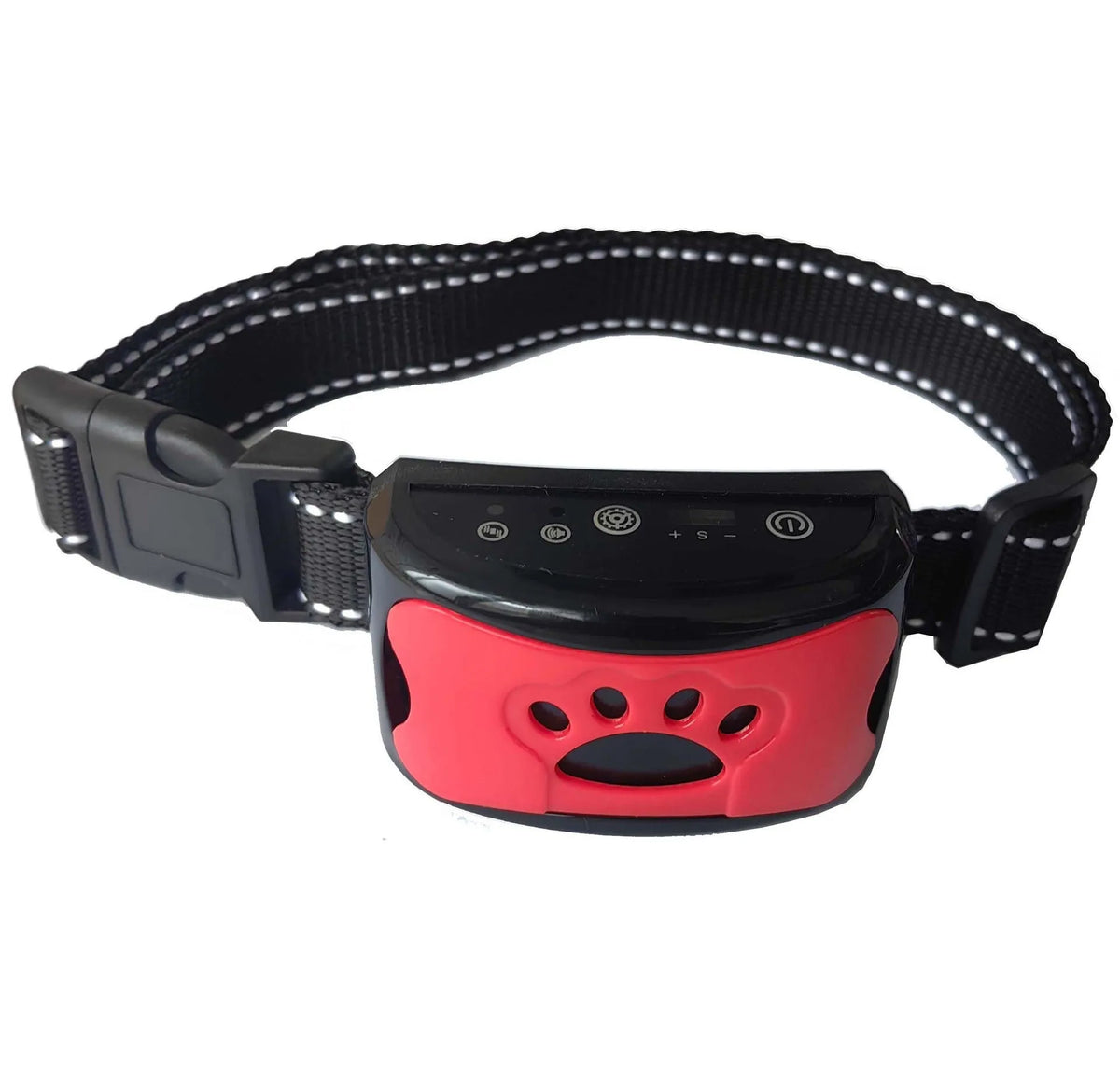 Blue anti-barking collar with sound and vibration technology for dogs 3.5-50 kg