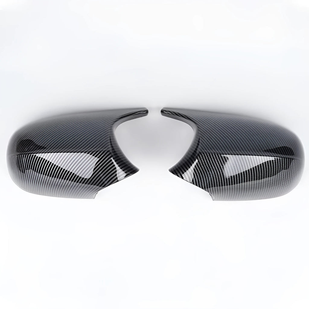 Pair of BMW 3 Series E90 rearview mirror shells in ABS plastic for 2006-2012 models
