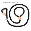 Blast race training dog leash with automatic tightening rope collar in multiple colour options.