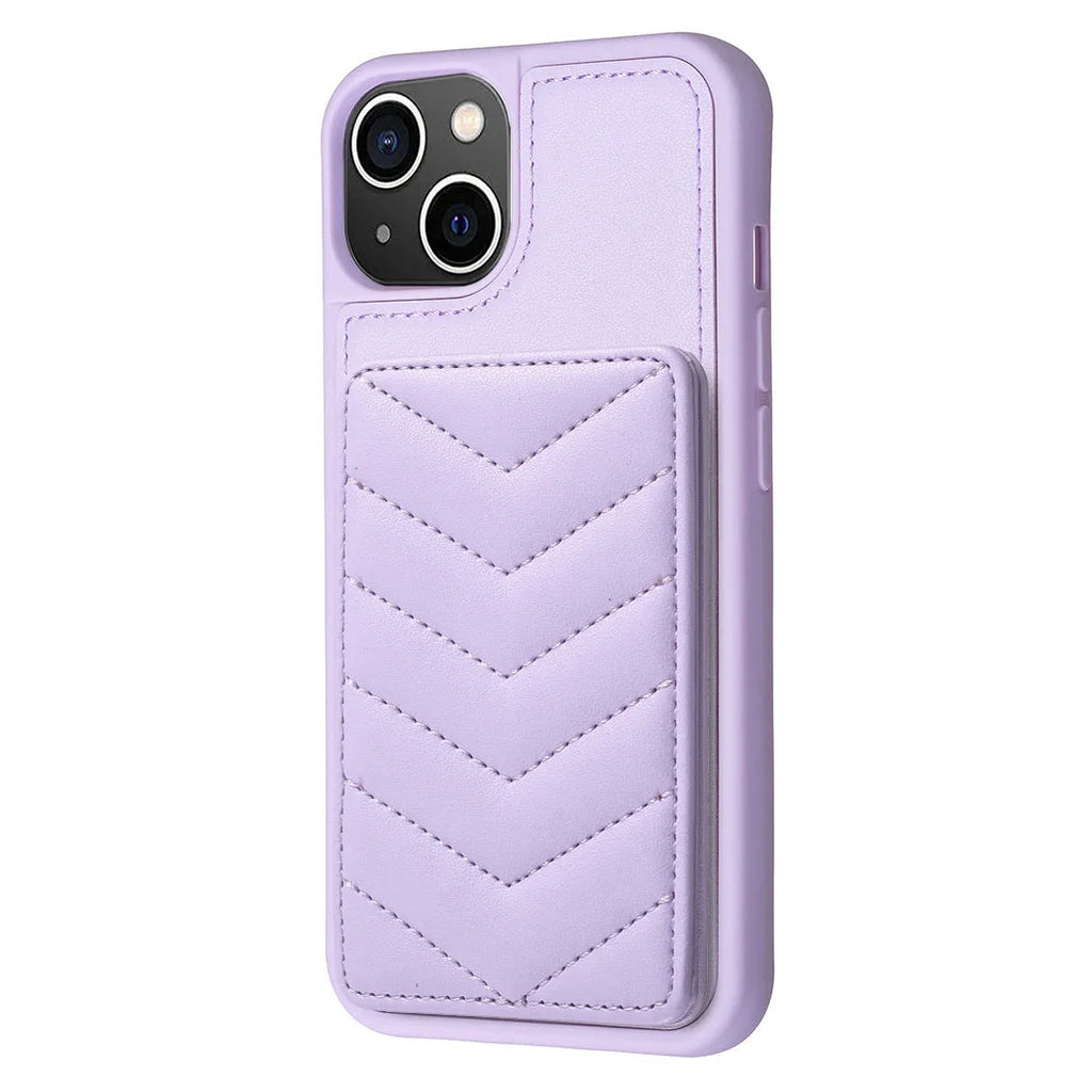 Flip PU leather shoulder crossbody phone case for Apple iPhone in black