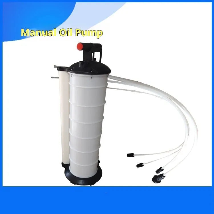 7L manual car oil pump extractor in plastic for automotive repair use