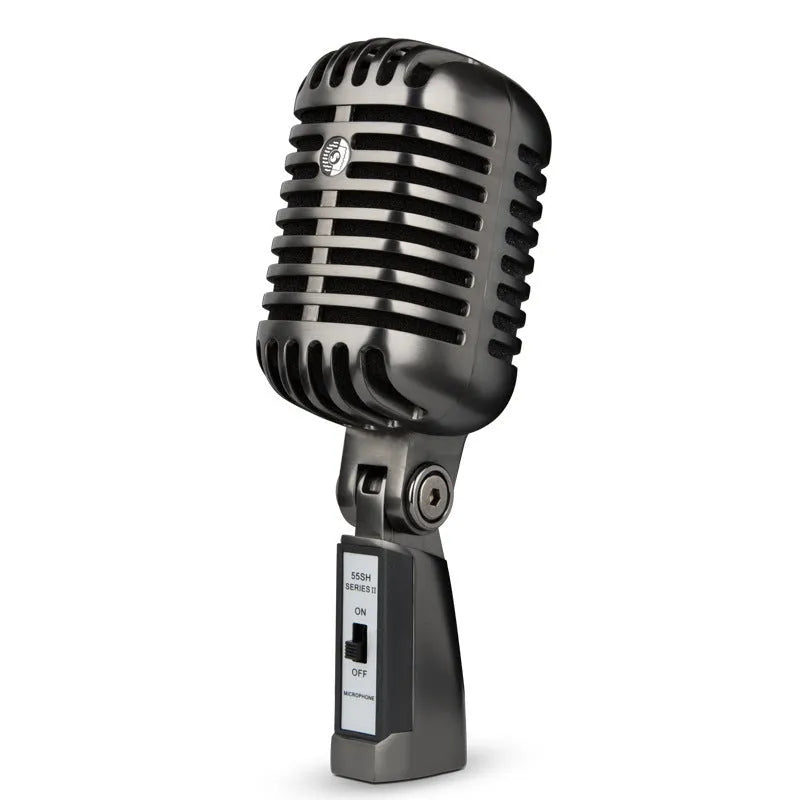 Professional retro-style wireless condenser microphone for K Song and recording in colour FG2.