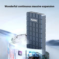 USB4 hard disk enclosure with aluminium alloy case measuring 50x118x13mm