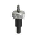Ignition module wrench tool with carbon steel handle and knurled aluminium knobs on a white background.