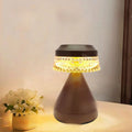 Creative LED charging night lamp in black, brown, or orange with electrodeless dimming control