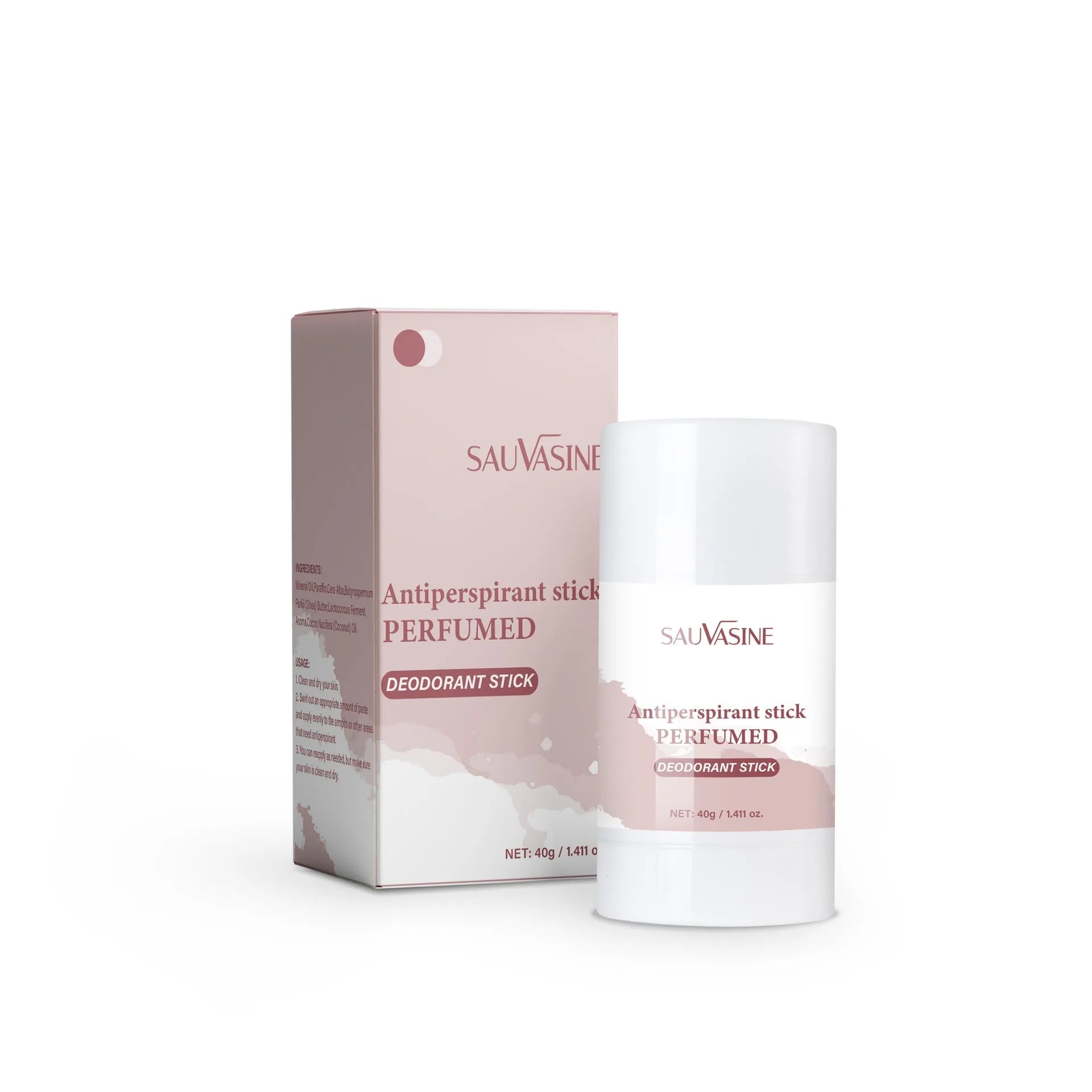 40g antiperspirant deodorant stick for women against armpit odour.