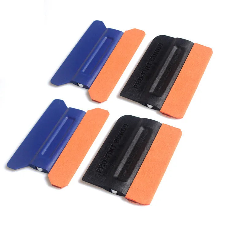Car colour change film scraper tool with ABS construction and four scraping format options