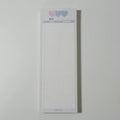 B5 half size vertical notepad for English word learning with pink, purple or blue cover options