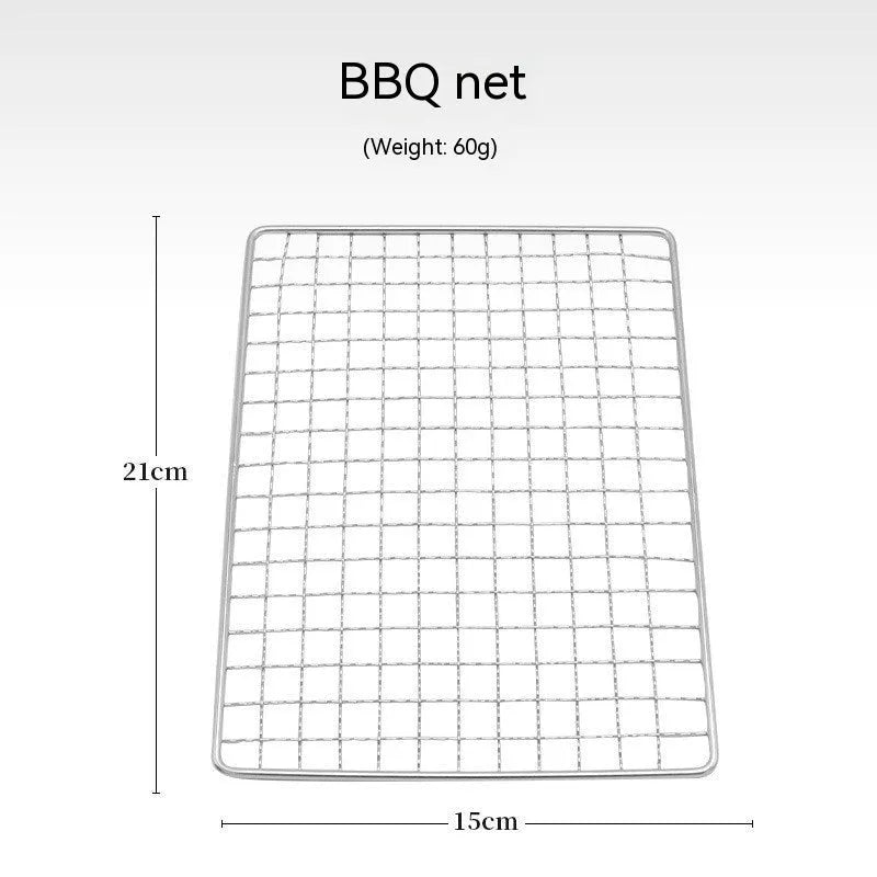 Folding stainless steel barbecue oven with charcoal grill for outdoor cooking