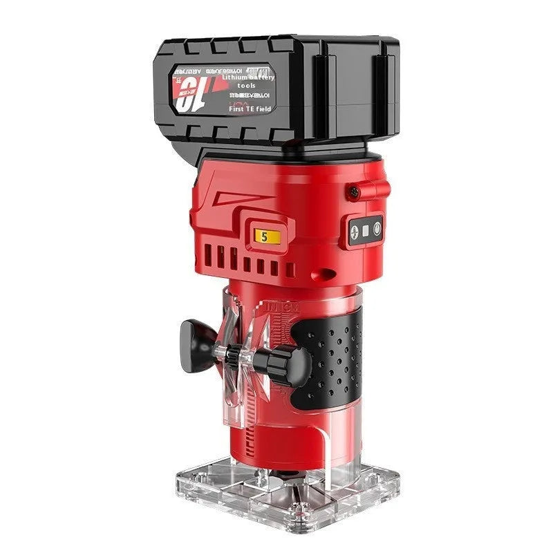 Brushless lithium battery trimmer engraving machine bare metal model for woodworking and household use