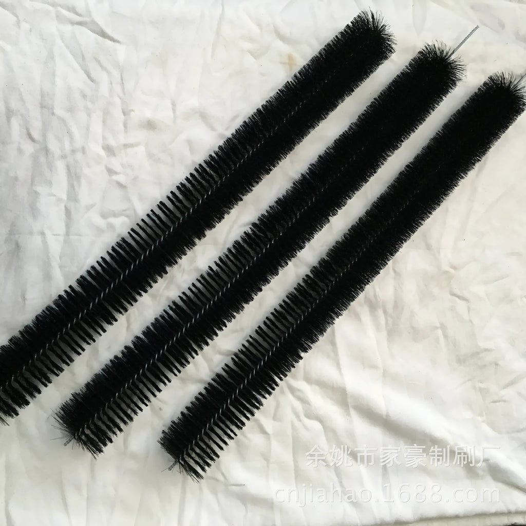 Black roof sink filter brush with PP or nylon bristles, 92cm, 100cm, or 120cm long and 10cm wide