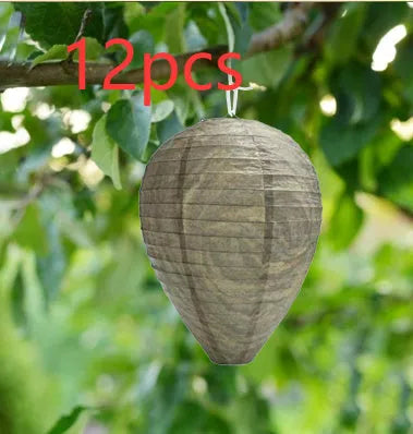 Expanded beehive-style paper lantern with honeycomb texture, shown in its advertised colour.