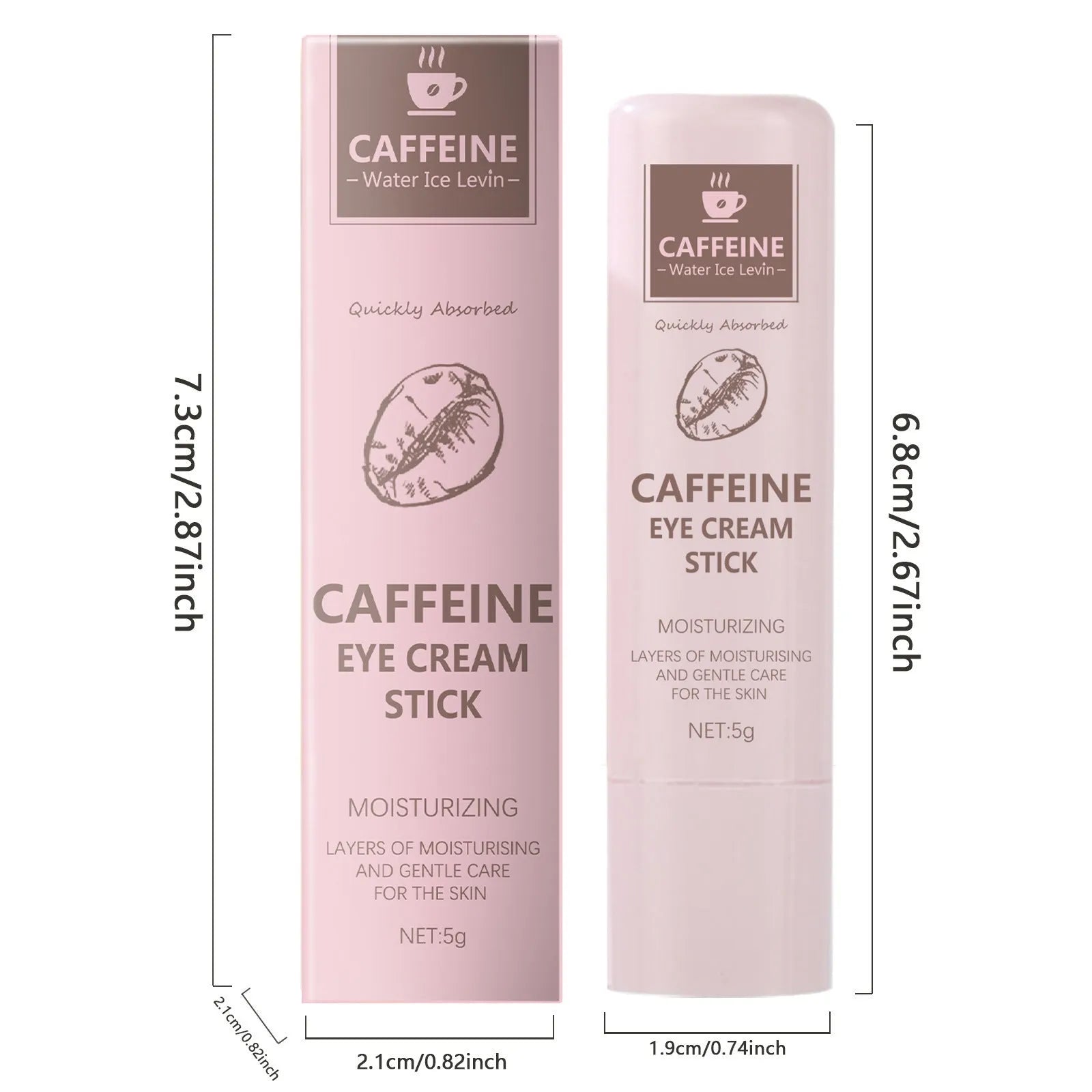 Caffeine Eye Cream 5g pot for reducing fine lines and dry lines suitable for all skin types