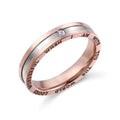 Plain titanium steel ring simple versatile unisex band available in sizes NO7 to NO26