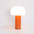USB-powered dual-purpose table lamp in black, green, orange, or white plastic