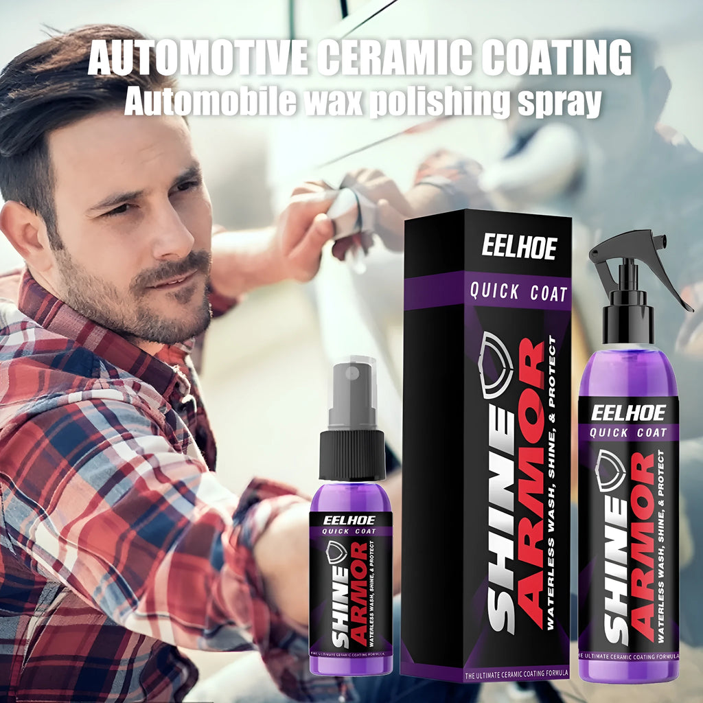 Automobile nano coating spray wax bottle in 30ml, 100ml, and boxed 100ml options for car maintenance