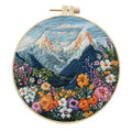 DIY embroidery cloth art material kit sets with cartoon anime pattern and modern simplicity style