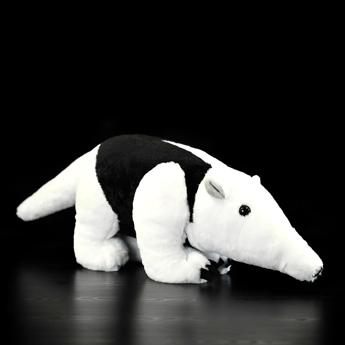 Simulation Tamandua tetradactyla anteater plush doll 50cm long brown and cream soft toy