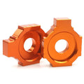 Orange KTM motorcycle rear fork regulator screw pair for DUKE 200 390 990