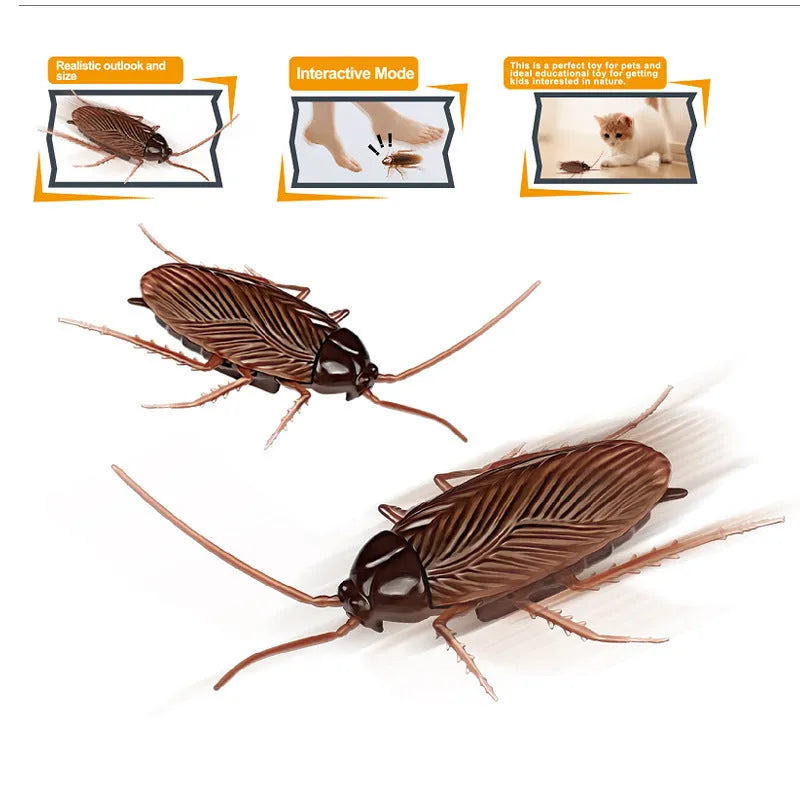Electric vibration brush walking toy for pets in insect simulation designs