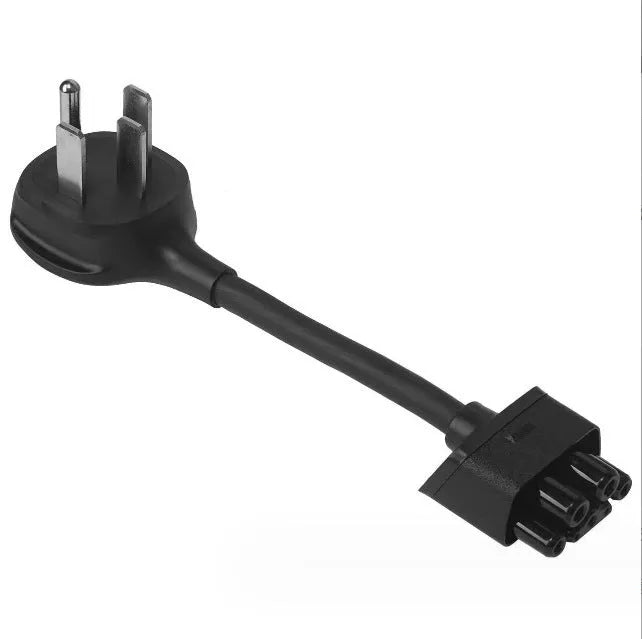 American standard adapter cable with car charger conversion wire showing copper core construction