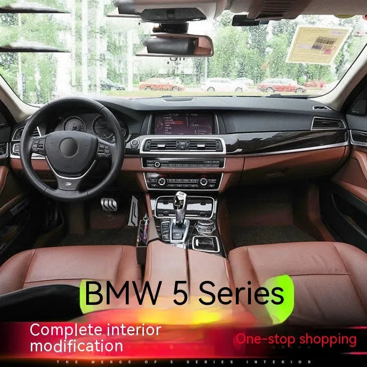 BMW 5 Series F10 F11 interior door handle decorative trim strips set of four pieces