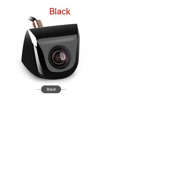 HD waterproof car rearview camera with metal housing showing screw mounting points