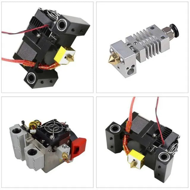 MK8 brass 3D printer nozzle 0.4mm M6 thread input 1.75mm for Creality 44 pack