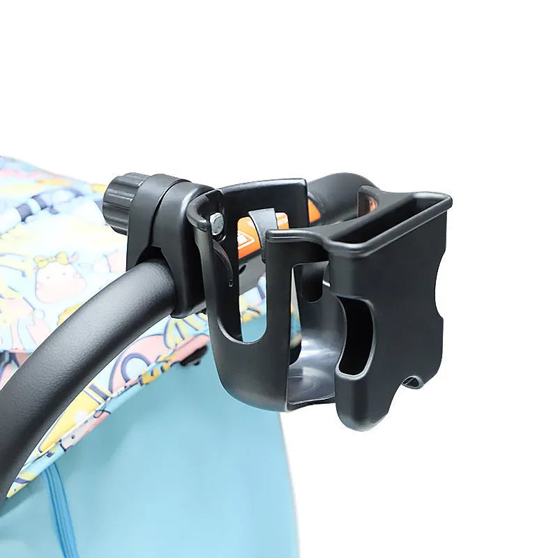 ABS electric car cup holder in black, green and pink colours showing 19cm width