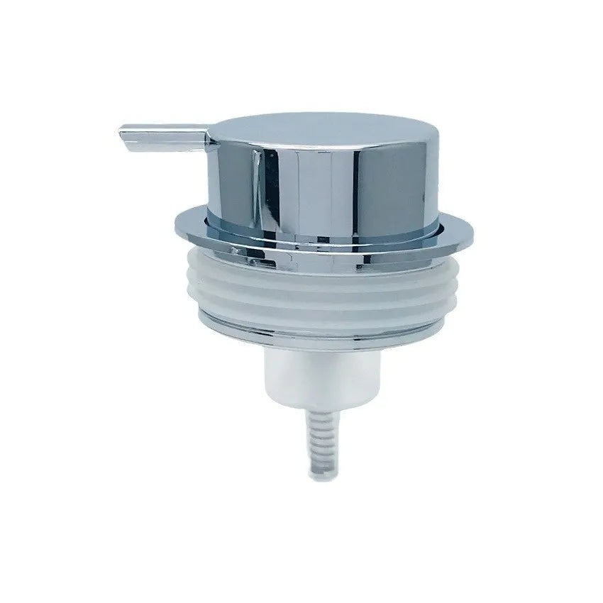 ABS plastic foam pump head for liquid soap in gold silver and black finishes