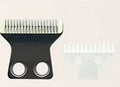 White waterproof dog paw trimmer with LED light and LED display, 18mm widened stainless steel blade, cordless rechargeable pet hair clipper