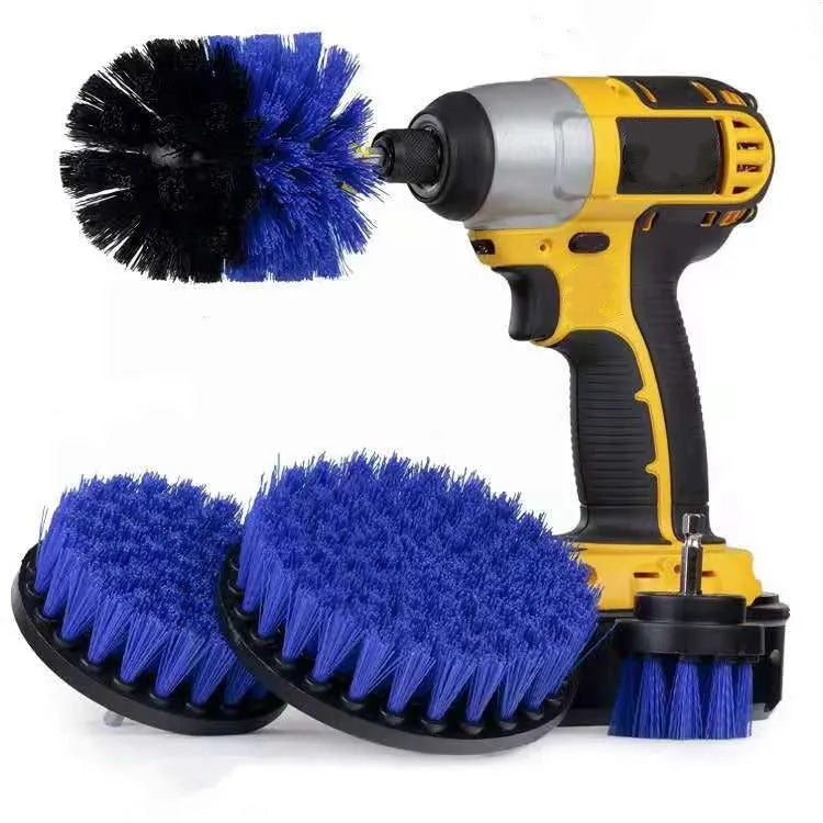 26-piece car cleaning brush set with PP handles for automotive detailing