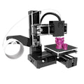 K9 Mini 3D printer in black or blue colour with compact build area