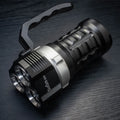 Aluminium alloy diving tube flashlight with 500 metre range for diving and outdoor use