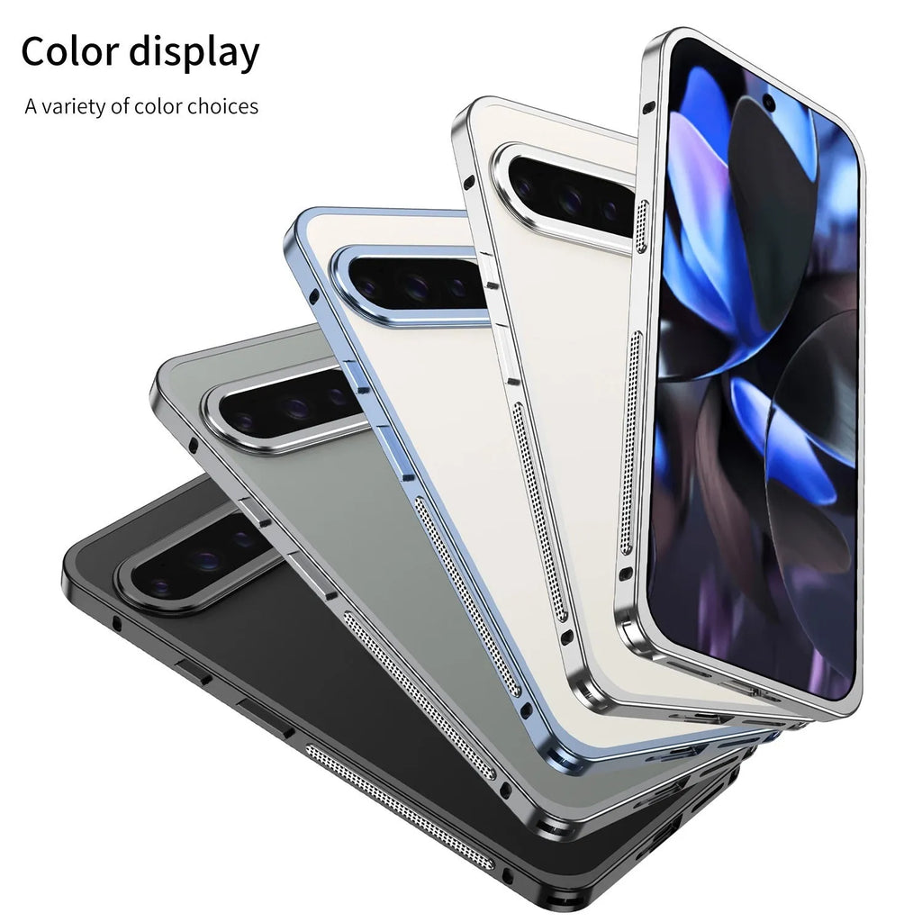 Aluminium alloy phone case for Google Pixel 9 Pro XL with heat dissipation function and protective lens case