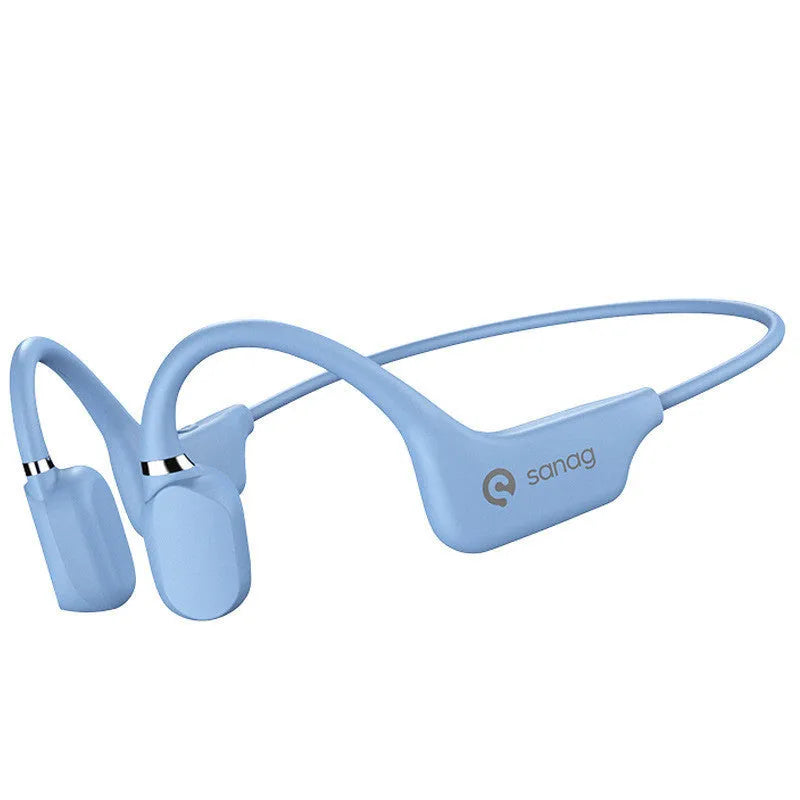 Wireless bone conduction Bluetooth sports headset with hanging neck design in multiple colour options